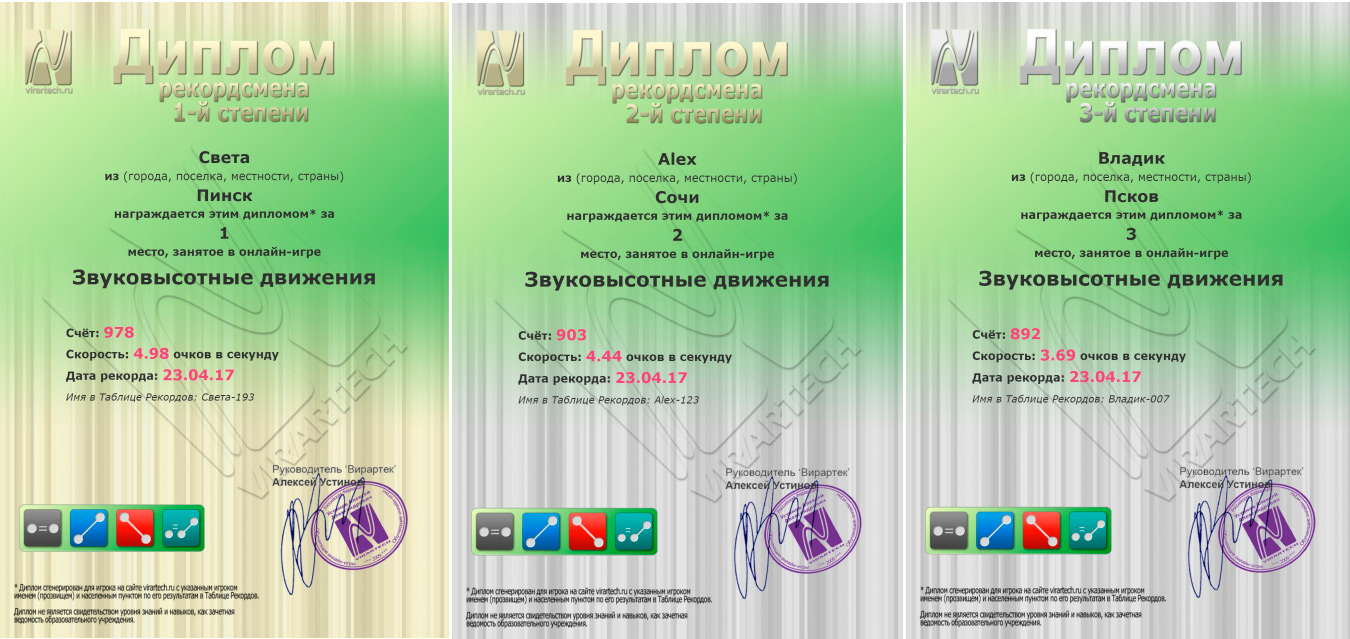 diplomas